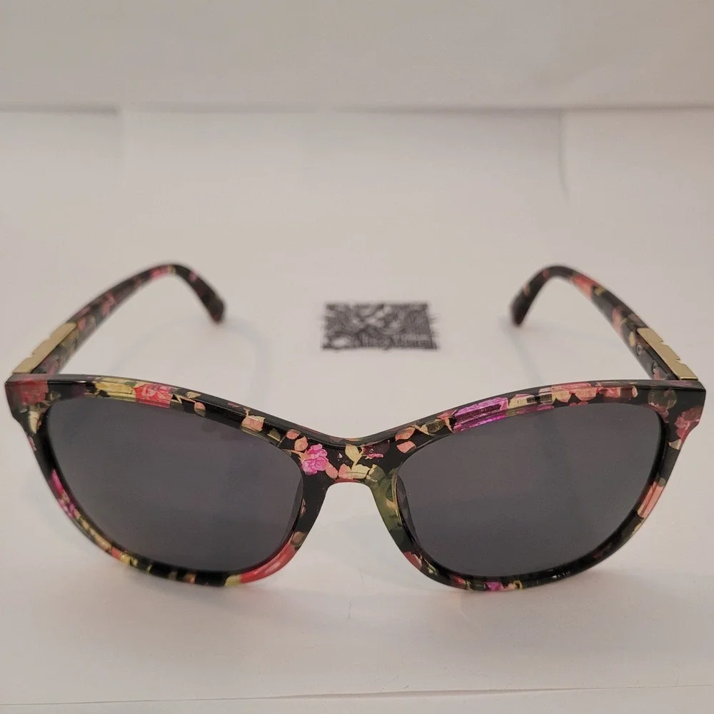Foster Grant Sunglasses Women Floral Polarized Cat Eye‎ 20034FGX019 POL